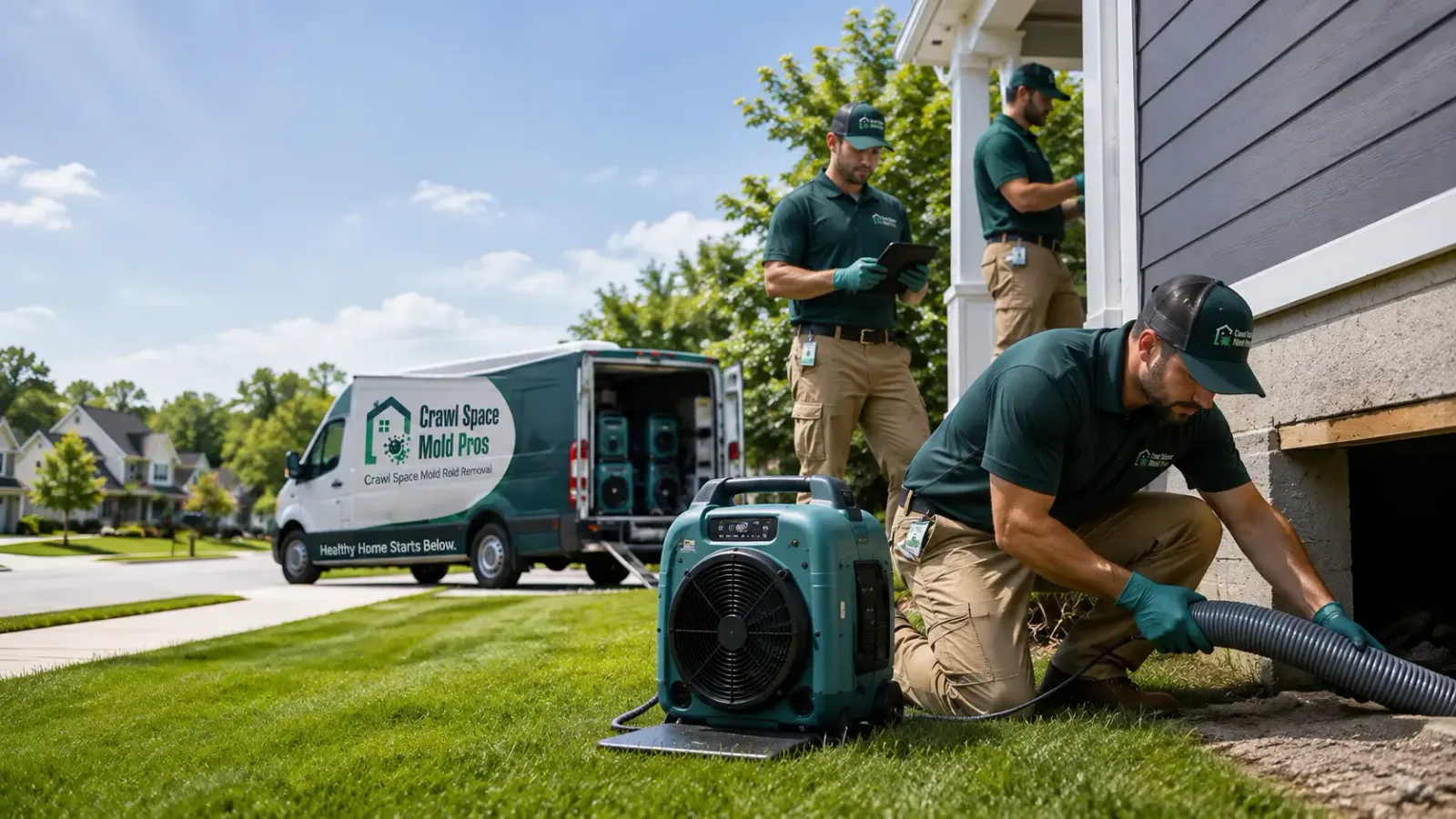 Crawl Space Mold Removal in Cottage Hills, IL